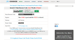 Desktop Screenshot of iwantcodes.com